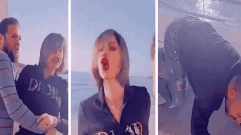 شمس الكويتية تحاول ضرب شاب والأخير يهرب زاحفاً.. ماذا يحدث؟ watanserb.com