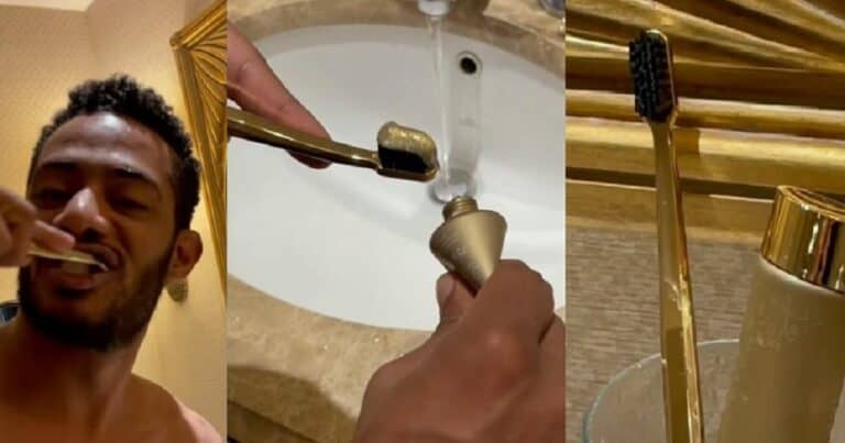 مفاجأة حول سعر معجون أسنان الذهب الذي استخدمه محمد رمضان! مفاجأة حول سعر معجون أسنان الذهب الذي استخدمه محمد رمضان! watanserb.com