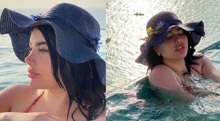 بعد زواجها من رجل دين.. إنجي خوري عارية الصدر تماماً! watanserb.com