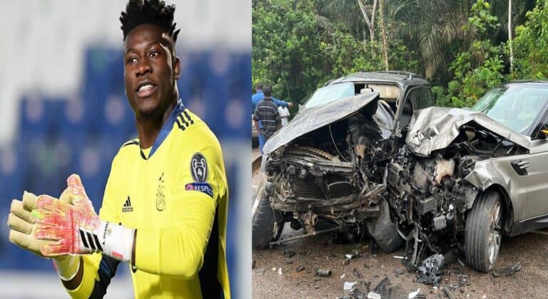 نجاة حارس الكاميرون أونانا من الموت بعد تعرضه لحادث سير مروع watanserb.com