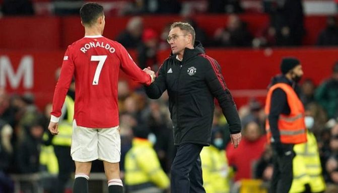 رونالدو وتكهنات الأزمة مع المدرب رالف رانغنيك watanserb.com serbapp.com