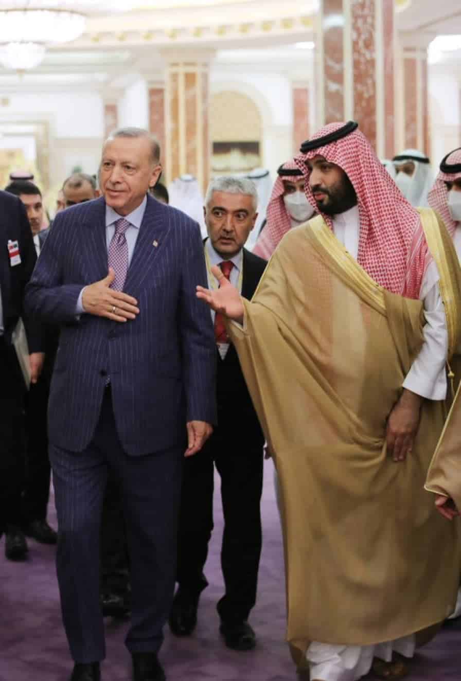 أردوغان يلتقي محمد بن سلمان
