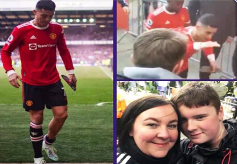 رونالدو يعتذر بعد تحطيم هاتف مشجع أثناء تصويره وهو مصاب watanserb.com