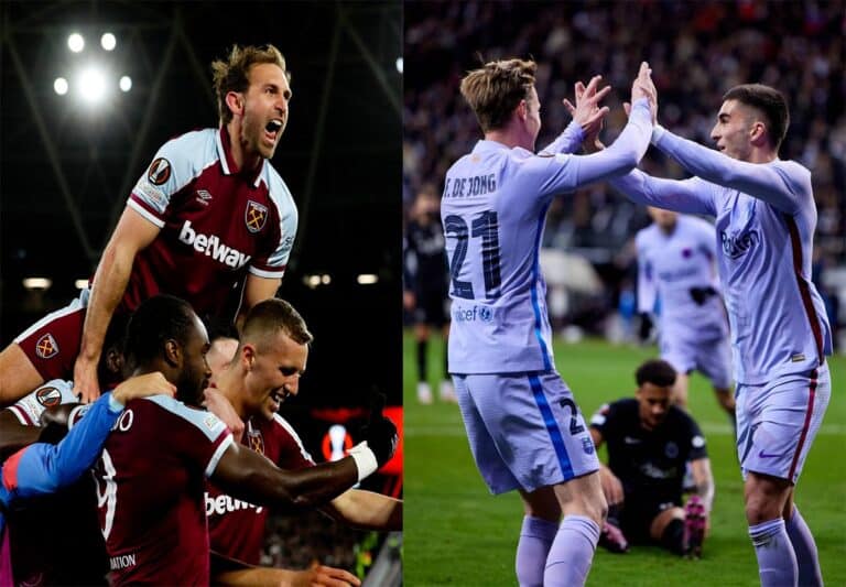 مواجهات الدوري الأوروبي 2022: برشلونة وأتالانتا ووست هام يتعادلون إيجابياً مباريات ذهاب دور الربع النهائي من الدوري الأوروبي 2022 watanserb.com