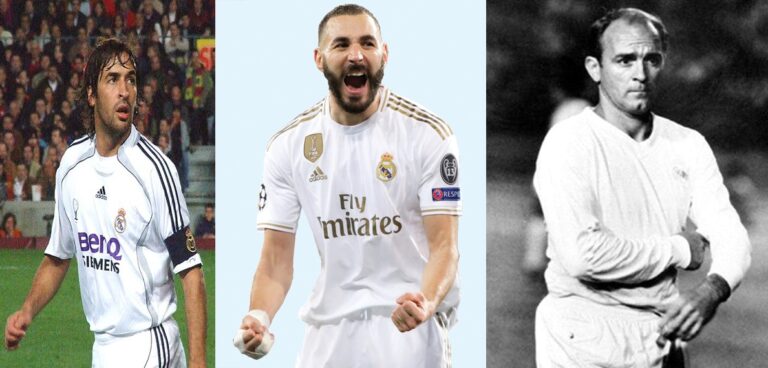 هداف ريال مدريد بنزيما يحطم رقم ألفريدو دي ستيفانو