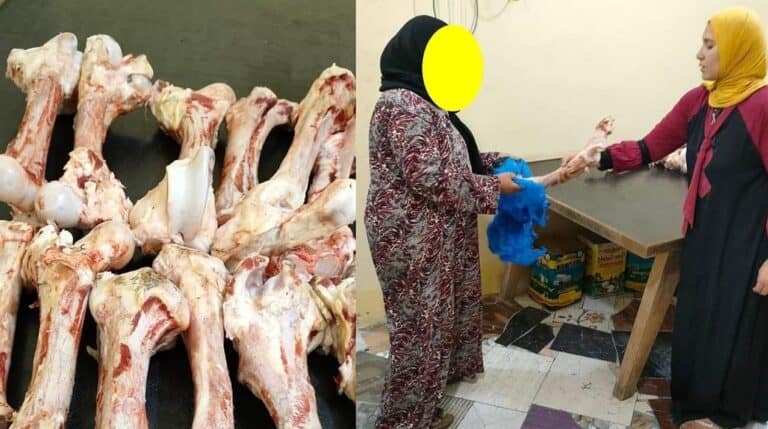 مصر.. جمعية خيرية توزع عظام المواشي على الفقراء وتوثق اللحظة بتصويرهم أثناء الاستلام! watanserb.com