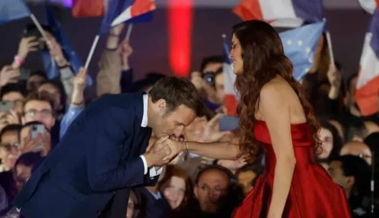 فرح الديباني.. من هي المصرية التي قبل ماكرون يدها؟ (فيديو) watanserb.com