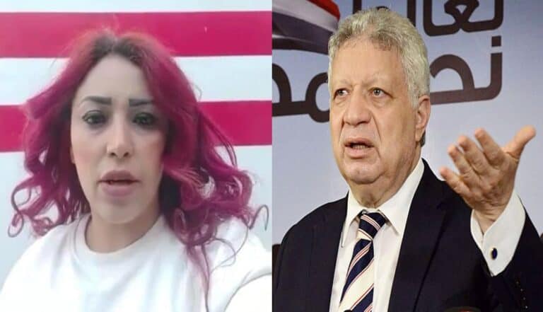 مرتضى منصور وسبب منع صاحبة الشعر الأحمر من دخول الزمالك watanserb.com