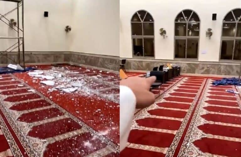 انهيار جزئي في سقف مسجد الزبن بالكويت أثناء صلاة التراويح والمصلون ينجون بأعجوبة الكويت.. انهيار سقف مسجد الزبن أثناء صلاة التراويح وهذا ما سمعه المصلون قبل يوم! (فيديو) watanserb.com