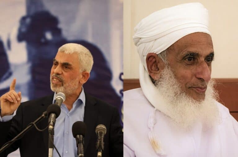 يحيى السنوار يوجه رسالة خاصة لمفتي سلطنة عمان (فيديو) يحيى السنوار - مفتي سلطنة عمان watanserb.com