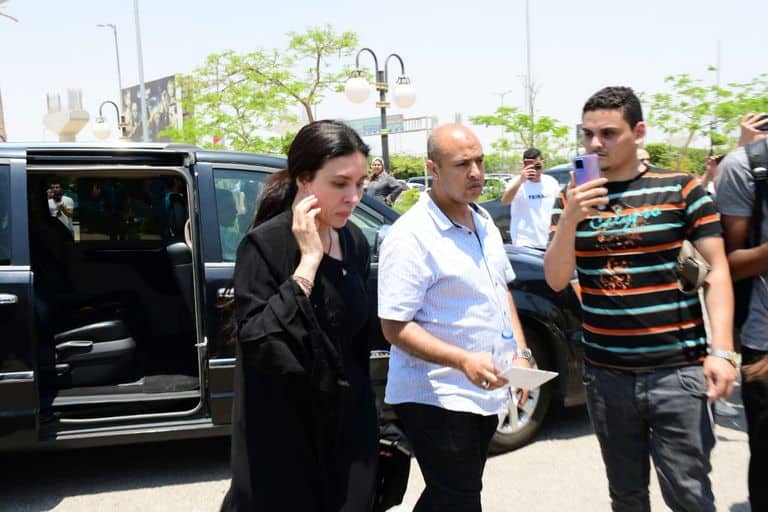 من جنازة سمير صبري