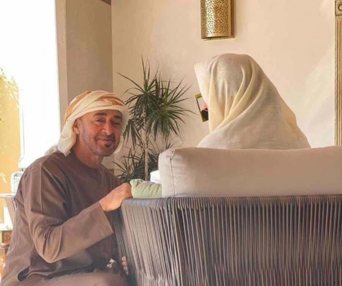 محمد بن زايد ووالدته فاطمة بنت مبارك