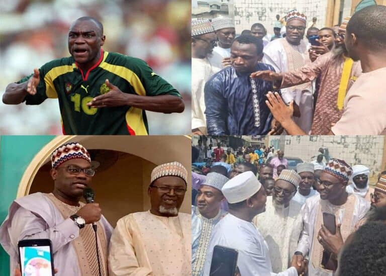 أسطورة منتخب الكاميرون باتريك مبوما يعتنق الإسلام watanserb.com