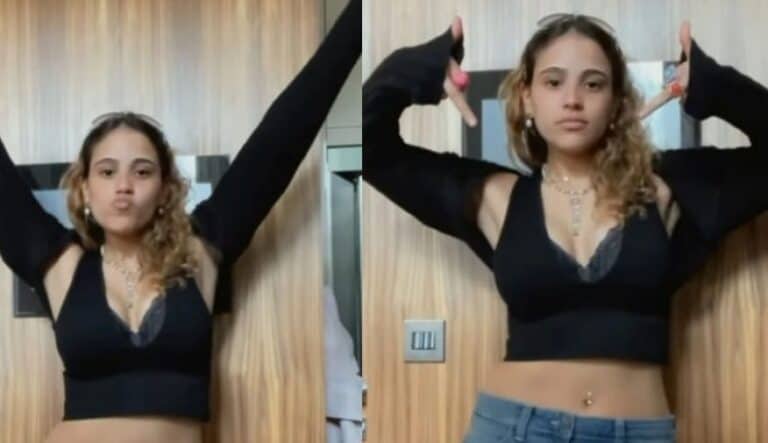 جنا عمرو دياب تثير الغضب بملابسها وحركاتها في مصر! (فيديو) watanserb.com