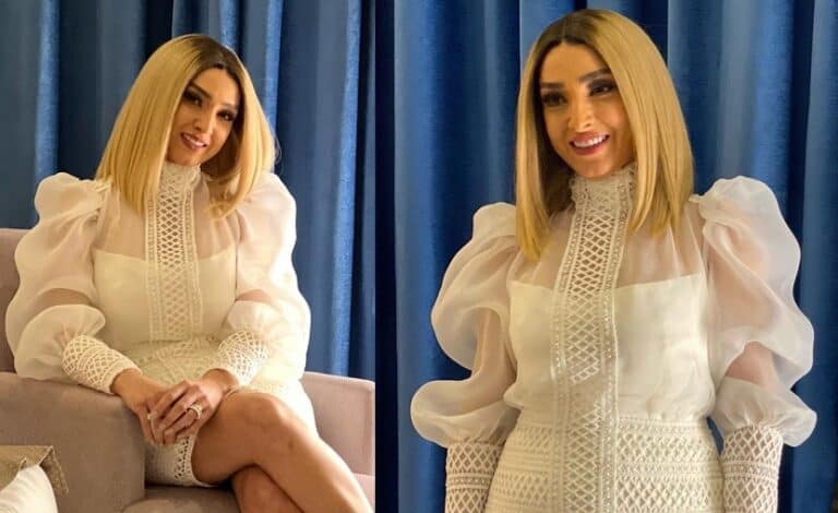 روجينا أمام الكعبة المشرفة watanserb.com