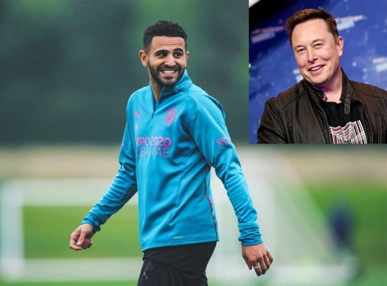 رياض محرز يسخر من إيلون ماسك .. وهذا ما طلبه منه رياض محرز يسخر من مالك تويتر الجديد إيلون ماسك watanserb.com