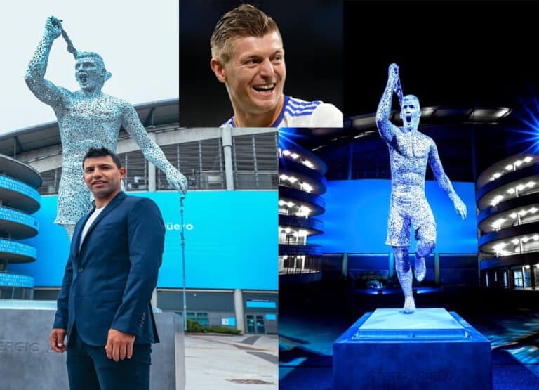 كروس يسخر من تمثال أجويرو في مانشستر سيتي بتغريدة ساخرة عبر تويتر توني كروس يسخر من تمثال سيرجيو أجويرو في مانشستر سيتي watanserb.com