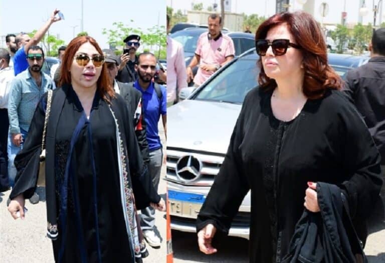 تفاصيل شجار غادة ابراهيم وإلهام شاهين أثناء تشييع سمير صبري وقرار عاجل من نقابة المهن التمثيلية! watanserb.com