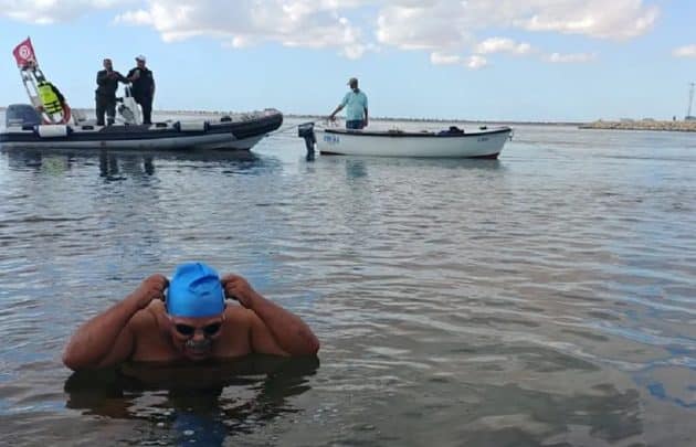 السباح التونسي نجيب بلهادي watanserb.com