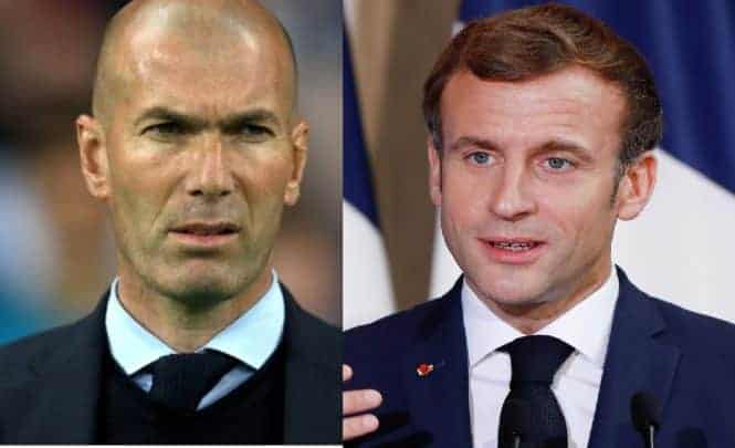 ماكرون يتوجه بطلب لـ زين الدين زيدان ويتمنى موافقته عليه ماكرون زين الدين زيدان watanserb.com