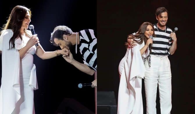 إليسا وسعد لمجرد يثيران الجدل بجرأتهما في موسم جدة تزامناً مع "الحج"! watanserb.com