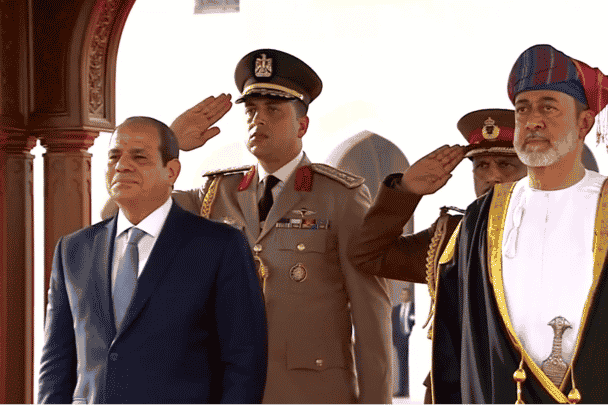 استقبال سلطان عُمان السيسي watanserb.com