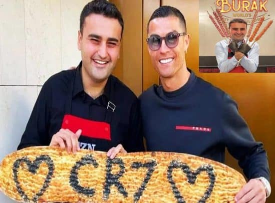 رونالدو والشيف التركي الشهير بوراك watanserb.com