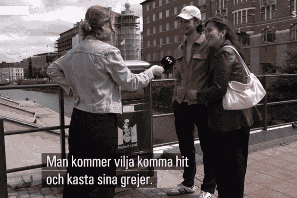 تشجيع السكان على النظافة في السويد watanserb.com