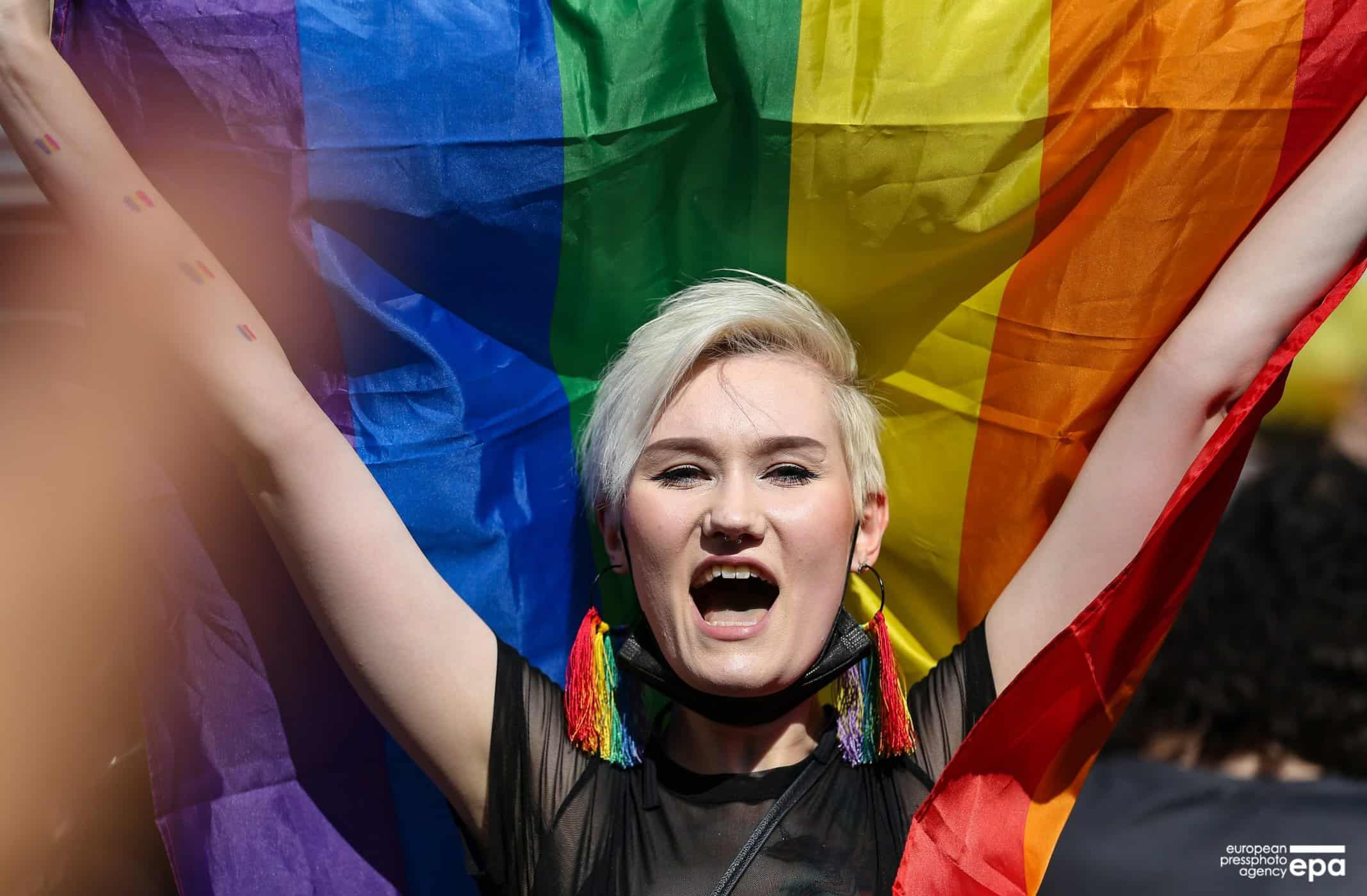 من مسيرة المثليين جنسيا في اسطنبول