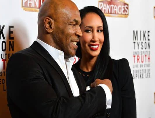 الملاكم الأمريكي المعتزل تايسون وزوجته لاكيها سبايسر watanserb.com