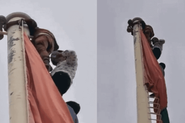 تسلق 3 أجانب لسارية العلم بقلعة نزوى watanserb.com