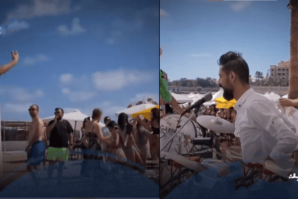 رقص فاضح وعري في عيد الأضحى بمنتجع في سوريا يثير الجدل (فيديو) رقص فاضح وعري على شواطئ سوريا watanserb.com