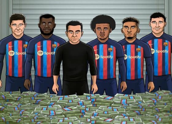 برشلونة يتربع على صدارة الأندية إنفاقاً في أوروبا في الميركاتو الصيفي watanserb.com