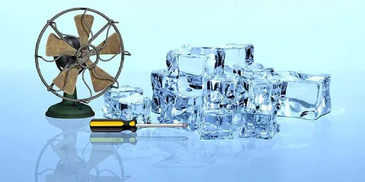 بفضل الزجاجات المجمدة، يصبح الهواء باردًا تلقائيًا ويوفر تهوية جيدة.