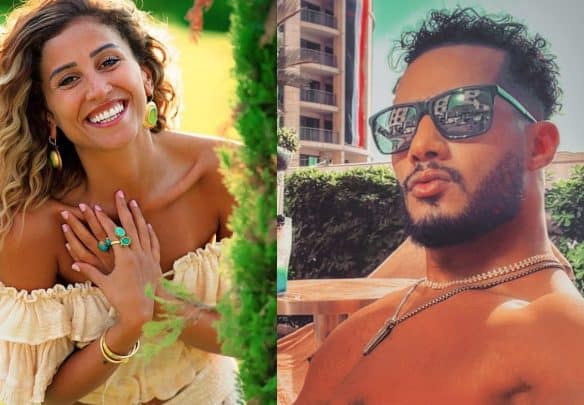 دينا الشربيني ومحمد رمضان watanserb.com