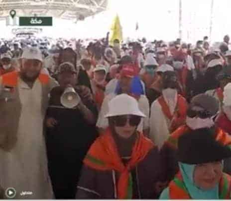 الحجاج يتحدون قمع “ابن سلمان” ويهتفون لفلسطين والأقصى أثناء التوجه لرمي الجمرات (شاهد) الهتاف لفلسطين watanserb.com