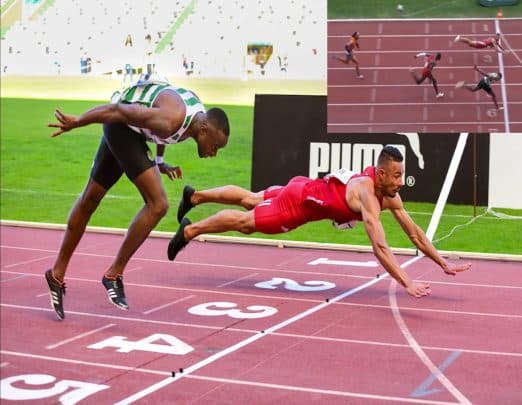 العداء دي أوليفيرا يفوز في سباق للجري بطريقة ذكية وغريبة watanserb.com