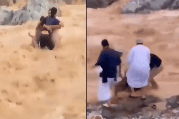 شاب عُماني أنقذ طفلين من السيول للإمارات watanserb.com