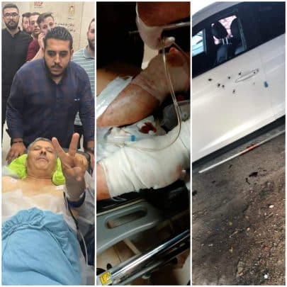 محاولة فاشلة لاغتيال الدكتور ناصر الدين الشاعر في نابلس محاولة اغتيال ناصر الدين الشاعر watanserb.com