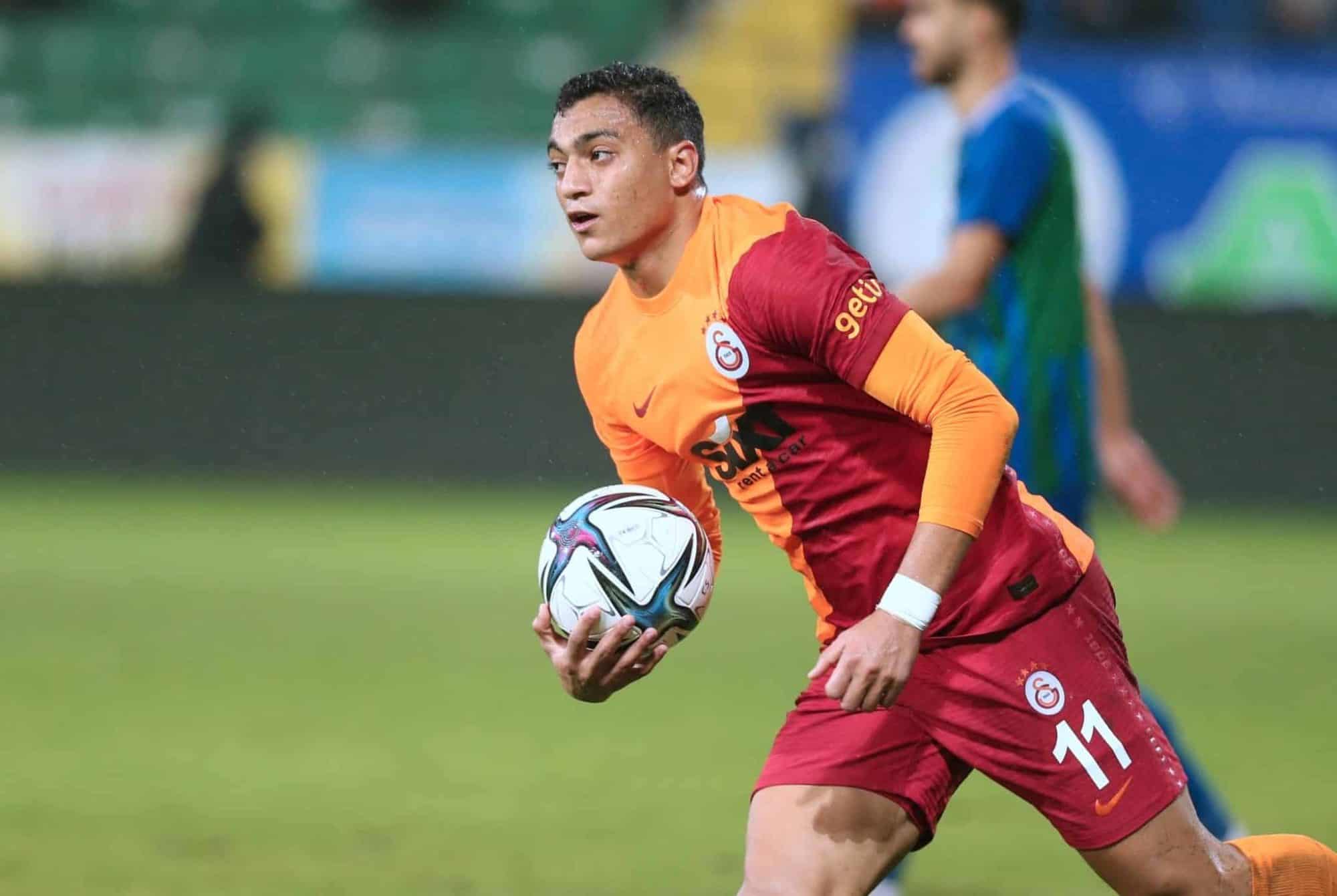 إصابة مصطفى محمد خلال التدريبات مع غلطة سراي watanserb.com