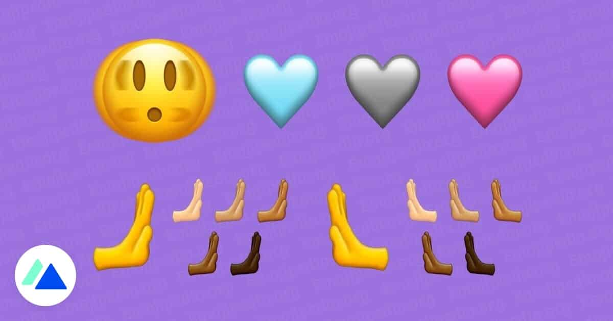 من بين المستجدات لعام 2022-2023، نجد وجهًا يرتجف  وألوانًا جديدة للقلوب مع الرمادي والوردي والأزرق الفاتح