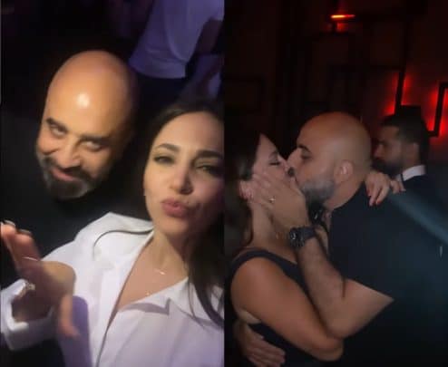 هشام حداد وزوجته ناتالي زرقا watanserb.com