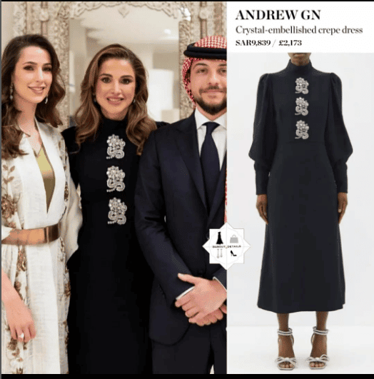 فستان الملكة رانيا