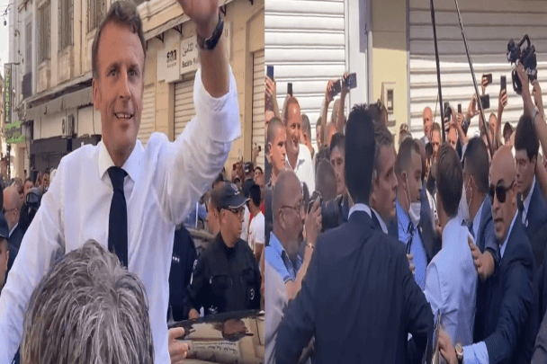 ماكرون في وهران watanserb.com