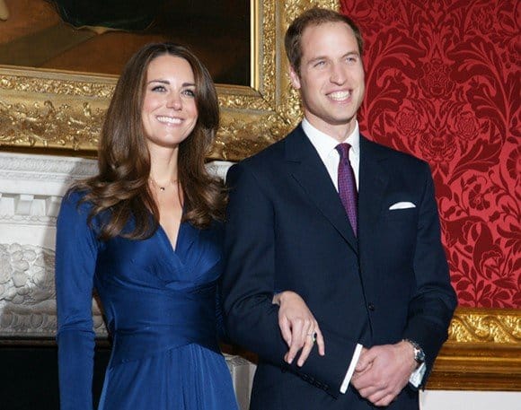 الأمير ويليام وكيت ميدلتون يوم خطوبتهما