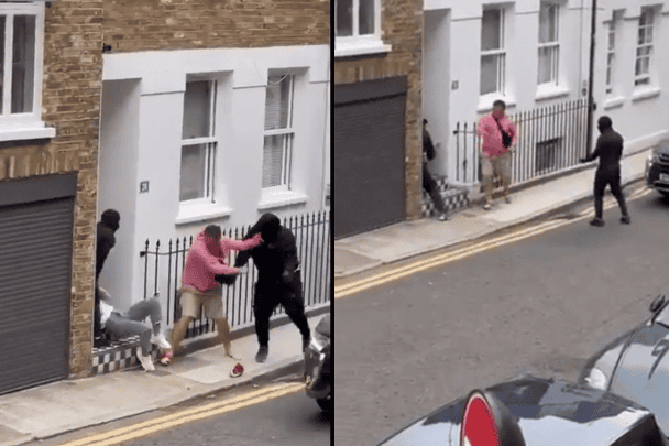 عائلة كويتية تتعرض للضرب والسرقة وسط لندن (فيديو) ضرب عائلة كويتية في لندن watanserb.com