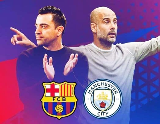 مباراة برشلونة ومانشستر سيتي بث مباشر watanserb.com