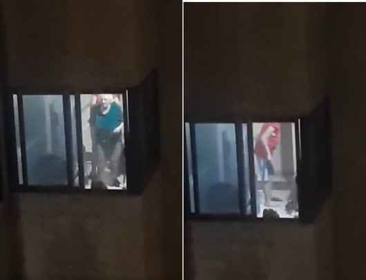 مُسِنّة تتعرّض للضرب في لبنان.. ومفاجأة حول هُوية المعتدي! تعنيف مسنة watanserb.com