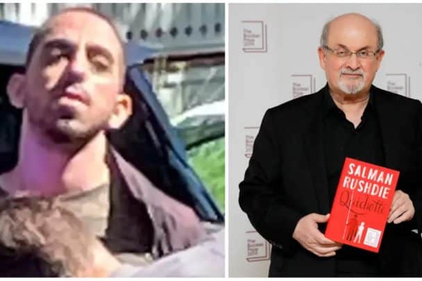 مفاجأة حول هوية طاعن (سلمان رشدي) صاحب رواية “آيات شيطانية” وجنسيته الأصلية! طاعن سلمان رشدي watanserb.com