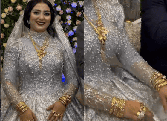 عروس مصرية من قرية بسيطة ترتدي ربع كيلو ذهب والسبب؟! عروس مصرية من قرية بسيطة ترتدي ربع كيلو ذهب والسبب؟! watanserb.com